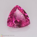 Natural Rubellite 4.19 Carats Neon Purplish Pink Trilliant  12x6 mm Loose Gemstone - Image 7