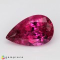 Natural Rubellite 5.55 Carats Neon Purplish Pink Pear 16x10 mm Loose Gemstone - Image 2