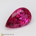 Natural Rubellite 5.55 Carats Neon Purplish Pink Pear 16x10 mm Loose Gemstone - Image 1