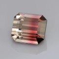 Natural Tourmaline 6.19 Carats Pink to Champagne Emerald 11x10 mm Loose Gemstone - Image 2