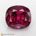 Natural Rhodolite garnet 5.82 Carats Vivid Purplish Pink Antique Cushion 11x10 mm Loose Gemstone - Image 1