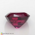 Natural Rhodolite garnet 5.82 Carats Vivid Purplish Pink Antique Cushion 11x10 mm Loose Gemstone - Image 4