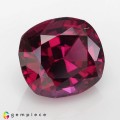 Natural Rhodolite garnet 5.82 Carats Vivid Purplish Pink Antique Cushion 11x10 mm Loose Gemstone - Image 6