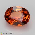 Natural Spessartite garnet 2.13 Carats Mandarin Orange Oval 8x6 mm Loose Gemstone - Image 3