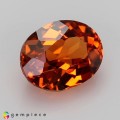 Natural Spessartite garnet 2.13 Carats Mandarin Orange Oval 8x6 mm Loose Gemstone - Image 6