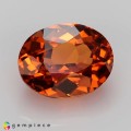 Natural Spessartite garnet 2.13 Carats Mandarin Orange Oval 8x6 mm Loose Gemstone - Image 7