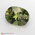 Natural Demantoid garnet 1.40 Carats Green Oval 8x6 mm Loose Gemstone - Image 2