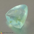 Natural Peru opal 1.70 Carats Sky Blue Trilliant  9x9 mm Loose Gemstone - Image 4