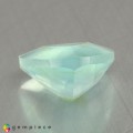 Natural Peru opal 1.70 Carats Sky Blue Trilliant  9x9 mm Loose Gemstone - Image 3