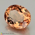 Natural Beryl 14.49 Carats Champagne Orange Octagon 17x14 mm Loose Gemstone - Image 3