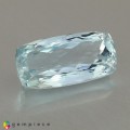 Natural Aquamarine 7.78 Carats Sky Blue Cushion 18x9 mm Loose Gemstone - Image 6