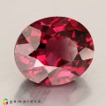 Natural Rhodolite garnet 4.11 Carats Vivid Purplish Pink Oval 10x9 mm Loose Gemstone - Image 7