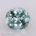 Natural Tourmaline 3.53 Carats Baby Mint Green Oval 9x8 mm Loose Gemstone - Image 1