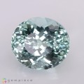 Natural Tourmaline 3.53 Carats Baby Mint Green Oval 9x8 mm Loose Gemstone - Image 2