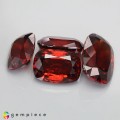 Natural Hessonite garnet 38.93 Carats Cinnamon Red Cushion 14x10 mm Loose Gemstone - Image 2