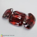 Natural Hessonite garnet 38.93 Carats Cinnamon Red Cushion 14x10 mm Loose Gemstone - Image 4
