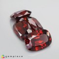 Natural Hessonite garnet 38.93 Carats Cinnamon Red Cushion 14x10 mm Loose Gemstone - Image 5