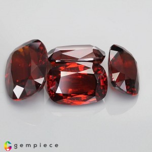 hessonite garnet  38.93cts - 14x10mm
