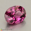Natural Malaya garnet 1.07 Carats Vivid Purplish Pink Oval 7x5 mm Loose Gemstone - Image 5
