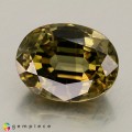 Natural Zircon 4.57 Carats Honey Green Oval 10x8 mm Loose Gemstone - Image 5