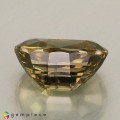 Natural Zircon 4.57 Carats Honey Green Oval 10x8 mm Loose Gemstone - Image 4