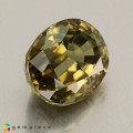 Natural Zircon 4.57 Carats Honey Green Oval 10x8 mm Loose Gemstone - Image 6