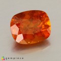 Natural Clinohumite 1.97 Carats Vivid Orange Cushion 8x7 mm Loose Gemstone - Image 5
