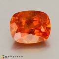 Natural Clinohumite 1.97 Carats Vivid Orange Cushion 8x7 mm Loose Gemstone - Image 3