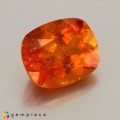 Natural Clinohumite 1.97 Carats Vivid Orange Cushion 8x7 mm Loose Gemstone - Image 6
