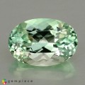 Natural Montebrasite 1.94 Carats Baby Mint Green Oval 10x7 mm Loose Gemstone - Image 1