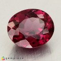 Natural Rhodolite garnet 4.97 Carats Vivid Purplish Pink Oval 11x9 mm Loose Gemstone - Image 1