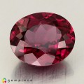 Natural Rhodolite garnet 4.97 Carats Vivid Purplish Pink Oval 11x9 mm Loose Gemstone - Image 2