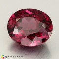 Natural Rhodolite garnet 4.97 Carats Vivid Purplish Pink Oval 11x9 mm Loose Gemstone - Image 5