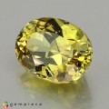 Natural Grossular garnet 2.21 Carats Vivid Yellow Oval 9x6 mm Loose Gemstone - Image 2
