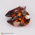 Natural Zircon 14.61 Carats Honey Orange Pear 14x9 mm Loose Gemstone - Image 1