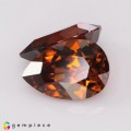 Natural Zircon 14.61 Carats Honey Orange Pear 14x9 mm Loose Gemstone - Image 2