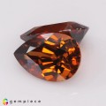 Natural Zircon 14.61 Carats Honey Orange Pear 14x9 mm Loose Gemstone - Image 3
