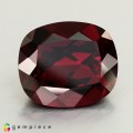 Natural Rhodolite garnet 4.82 Carats Pinkish Red Cushion 11x9 mm Loose Gemstone - Image 1