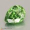 demantoid garnet  1.01cts - 7x5mm