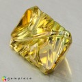 Natural Tourmaline 3.30 Carats Honey Yellow Fancy  11x8 mm Loose Gemstone - Image 3