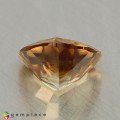 Natural Zircon 3.61 Carats Imperial Brown Trilliant  9x9 mm Loose Gemstone - Image 4