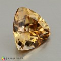 Natural Zircon 3.61 Carats Imperial Brown Trilliant  9x9 mm Loose Gemstone - Image 5