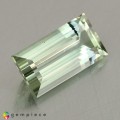 Natural Tourmaline 2.73 Carats Very Light Green Baguette 12x6 mm Loose Gemstone - Image 1