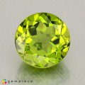 Natural Peridot 6.58 Carats Green Round 11x8 mm Loose Gemstone - Image 7