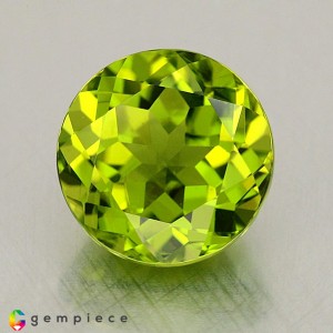peridot  6.58cts - 11x8mm