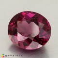 Natural Rhodolite garnet 5.81 Carats Vivid Purplish Pink Oval 11x10 mm Loose Gemstone - Image 2