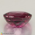Natural Rhodolite garnet 5.81 Carats Vivid Purplish Pink Oval 11x10 mm Loose Gemstone - Image 4