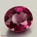 Natural Rhodolite garnet 5.81 Carats Vivid Purplish Pink Oval 11x10 mm Loose Gemstone - Image 6