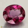 Natural Rhodolite garnet 5.81 Carats Vivid Purplish Pink Oval 11x10 mm Loose Gemstone - Image 7