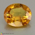 Natural Sapphire 3.36 Carats Yellow Oval 10x9 mm Loose Gemstone - Image 1